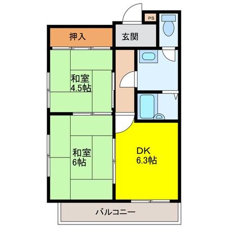 弘輝マンションの物件間取画像